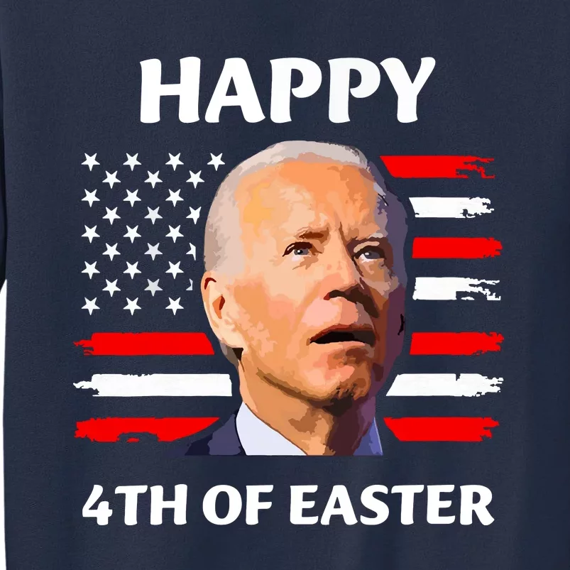 Funny Joe Biden Happy 4th Of Easter Confused 4th Of July Sweatshirt