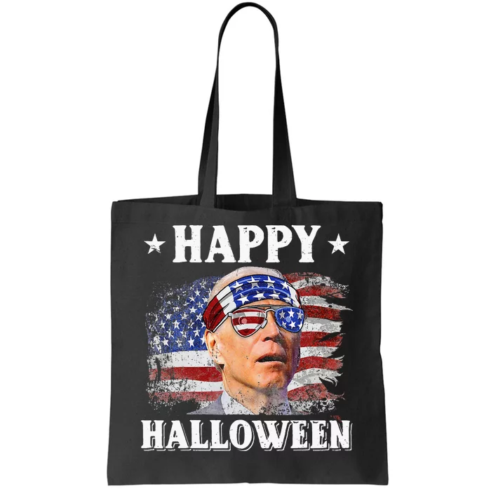 Funny Joe Biden Happy Halloween Confused 4th Of July Tote Bag