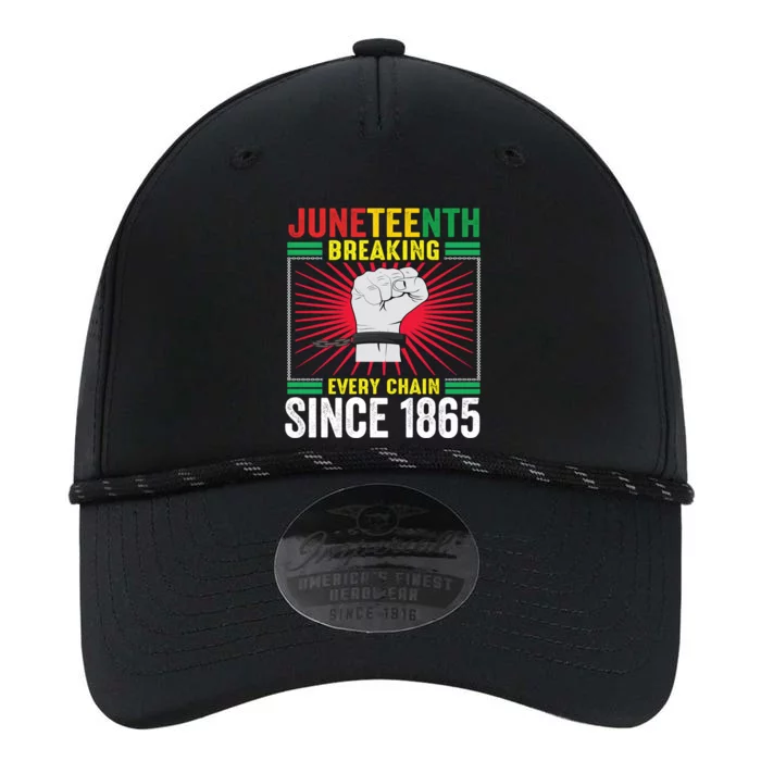 Funny Junenth Breaking Every Chain Since 1865 Junenth Great Gift Performance The Dyno Cap