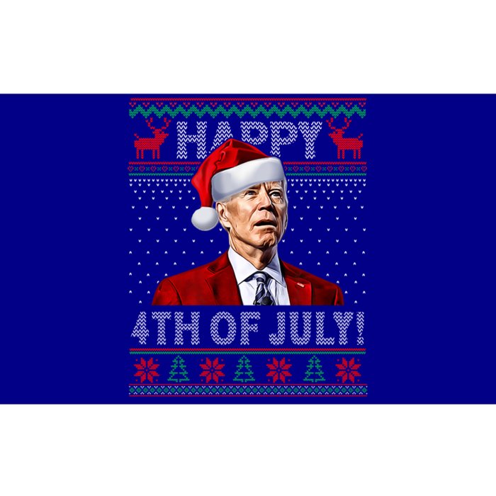 Funny Joe Biden Happy 4th Of July Ugly Christmas Sweater Gift Bumper Sticker