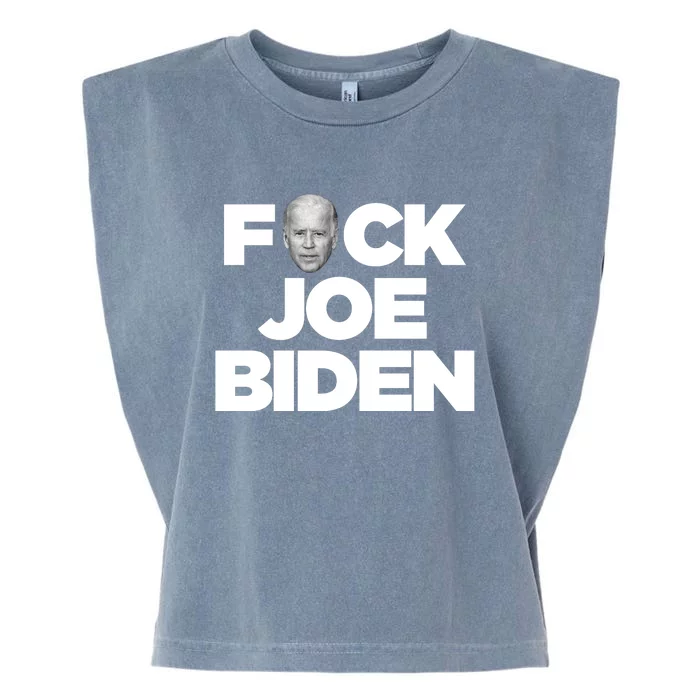 F*ck Joe Biden Garment-Dyed Women's Muscle Tee