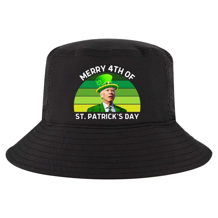 Funny Joe Biden St Patricks Day Merry 4th Of St Patrick's Day Cool Comfort Performance Bucket Hat