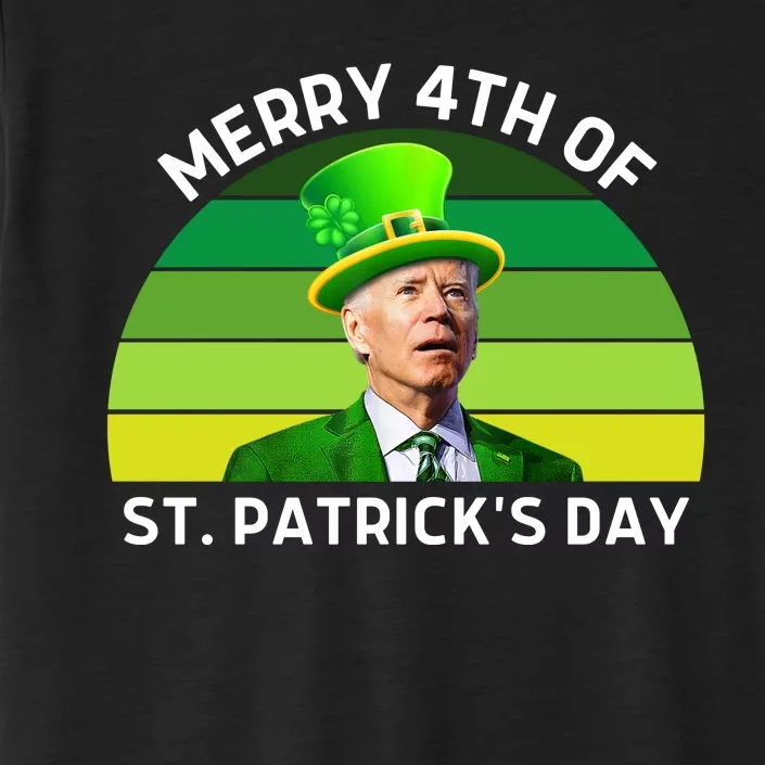 Funny Joe Biden St Patricks Day Merry 4th Of St Patrick's Day ChromaSoft Performance T-Shirt