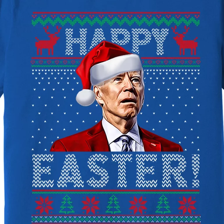 Funny Joe Biden Happy Easter Ugly Christmas Gift Premium T-Shirt