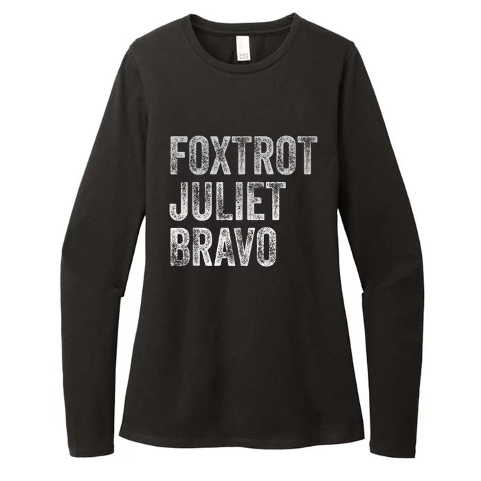 Foxtrot Juliet Bravo, FJB Design Womens CVC Long Sleeve Shirt