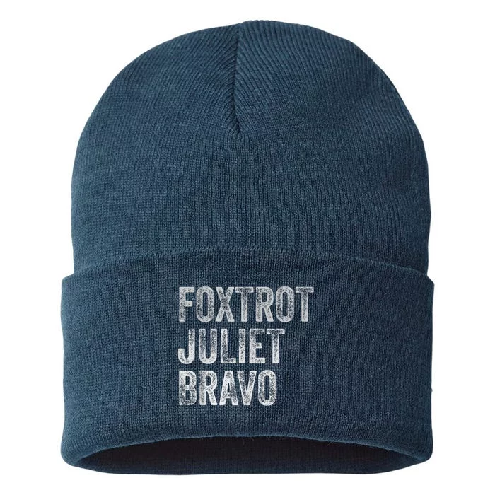 Foxtrot Juliet Bravo, FJB Design Sustainable Knit Beanie