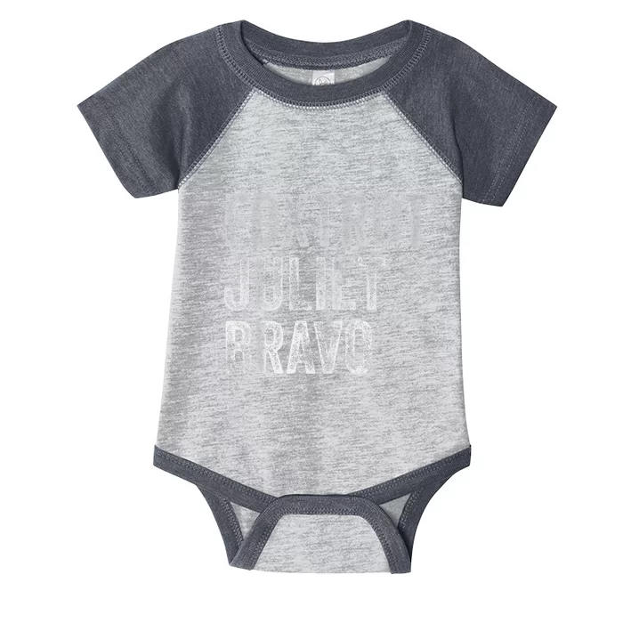 Foxtrot Juliet Bravo, FJB Design Infant Baby Jersey Bodysuit