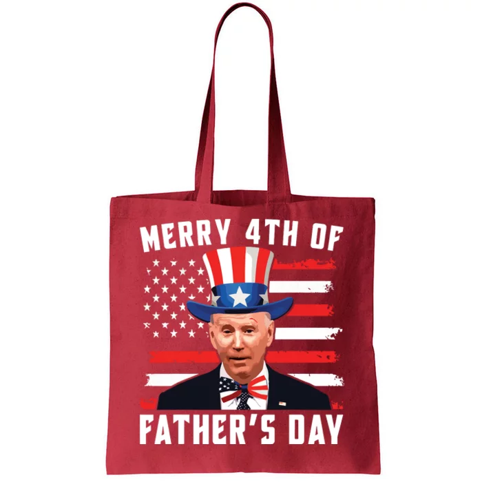 Funny Joe Biden Happy Merry 4th Of July Confused Fathers Day Tote Bag