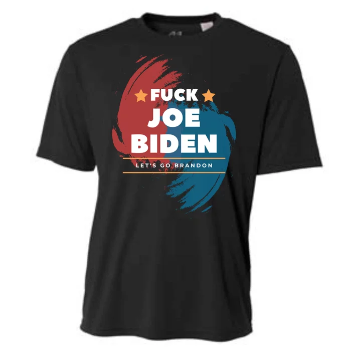 Fuck Joe Biden Let's Go Brandon Star Cooling Performance Crew T-Shirt