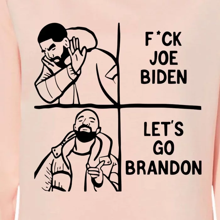 Fuck Joe Biden Lets Go Brandon Conservative Us Womens California Wash Sweatshirt