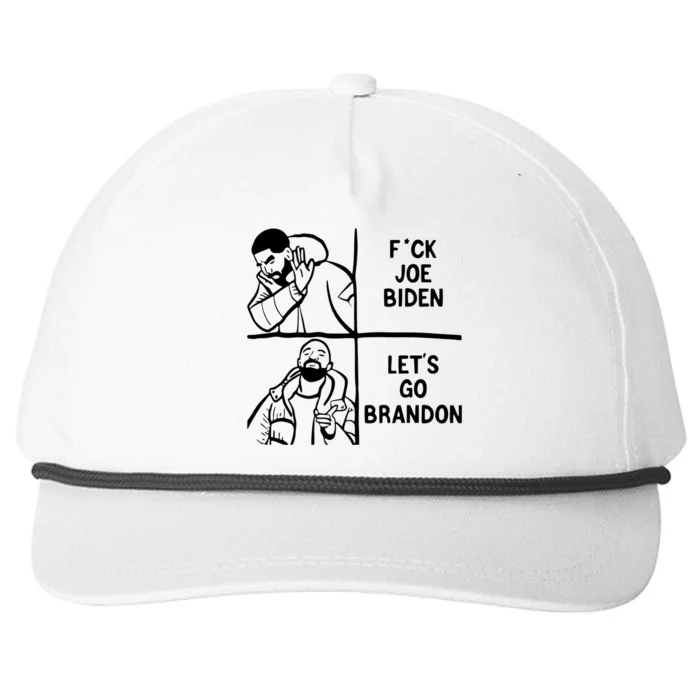 Fuck Joe Biden Lets Go Brandon Conservative Us Snapback Five-Panel Rope Hat