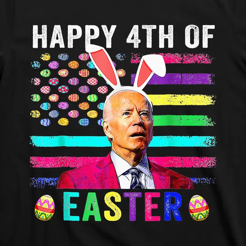 Funny Joe Biden Confused Merry 4th Of Easter Day T-Shirt