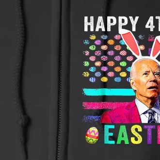 Funny Joe Biden Confused Merry 4th Of Easter Day Full Zip Hoodie