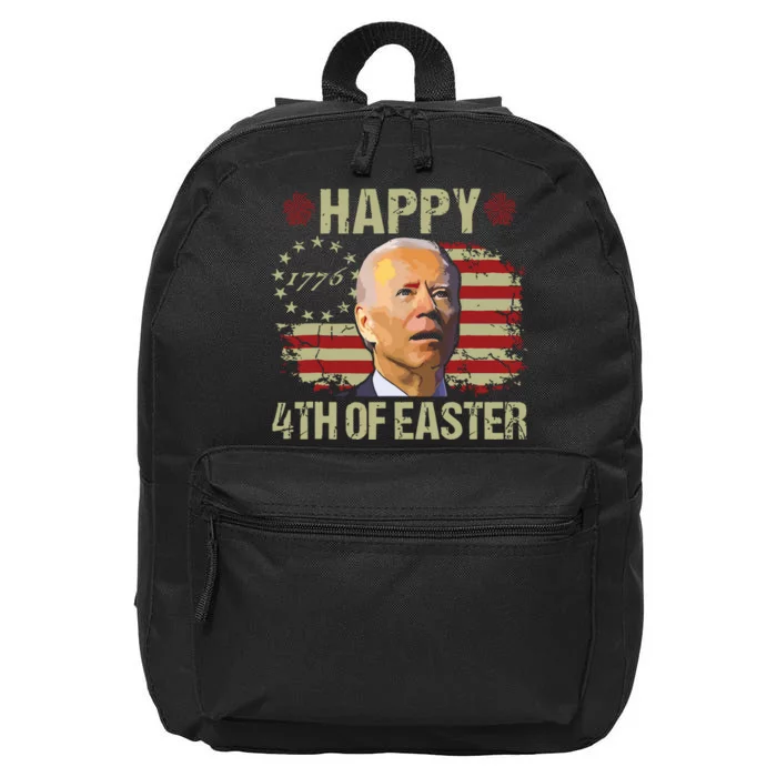 Fun Joe Biden 4th Of July Happy 4th Of Easter Us Flag 16 in Basic Backpack