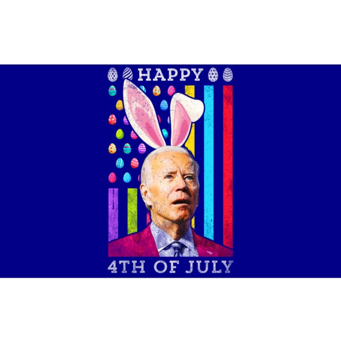 Funny Joe Biden Easter Happy 4th Of July Biden Bunny Gift Bumper Sticker