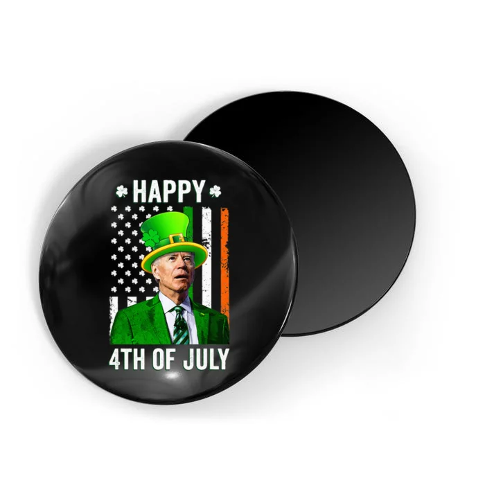 Funny Joe Biden Happy 4th Of July Confused St Patricks Day Magnet