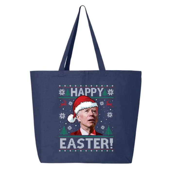 Funny Joe Biden Christmas Happy Easter Ugly Sweater Xmas Great Gift 25L Jumbo Tote