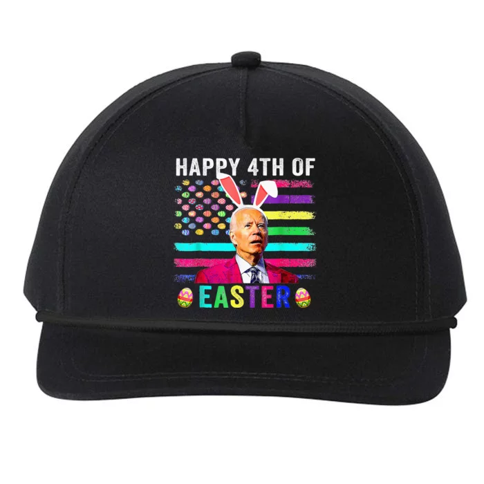 Funny Joe Biden Confused Merry 4th Of Easter Day Snapback Five-Panel Rope Hat