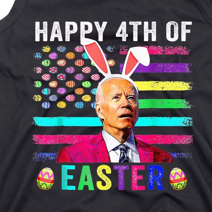 Funny Joe Biden Confused Merry 4th Of Easter Day Tank Top