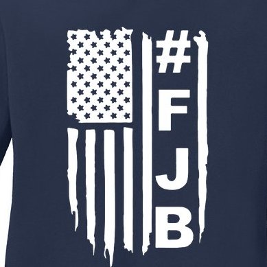 F Joe Biden Joe Biden Sucks Impeach Joe Biden FJB Ladies Missy Fit Long Sleeve Shirt