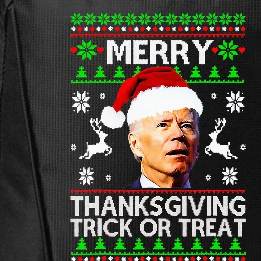 Funny Joe Biden Merry Thanksgiving Trick Or Treat City Backpack