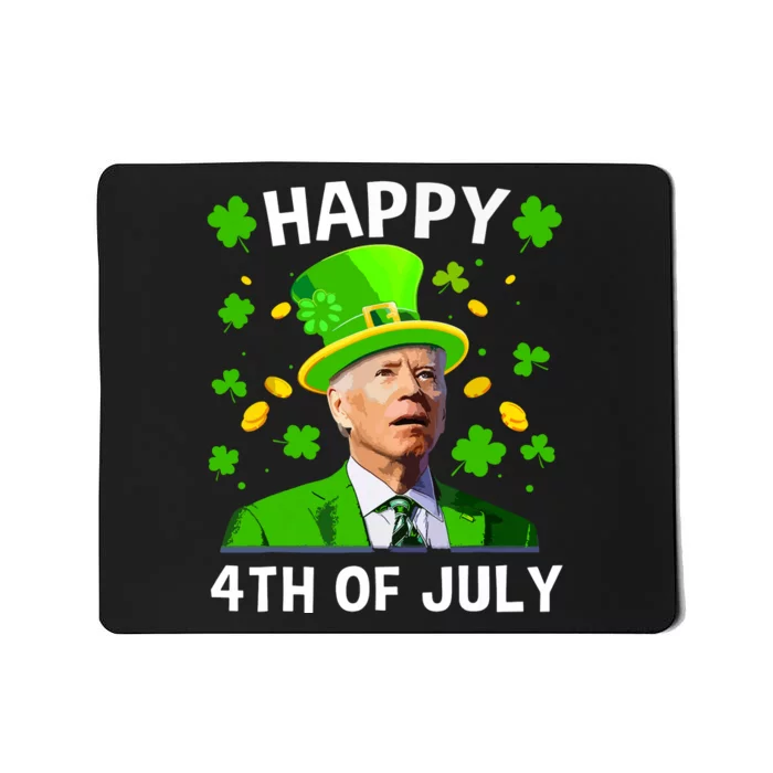 Funny Joe Biden St Patricks Day Happy 4th Of July Confused Mousepad