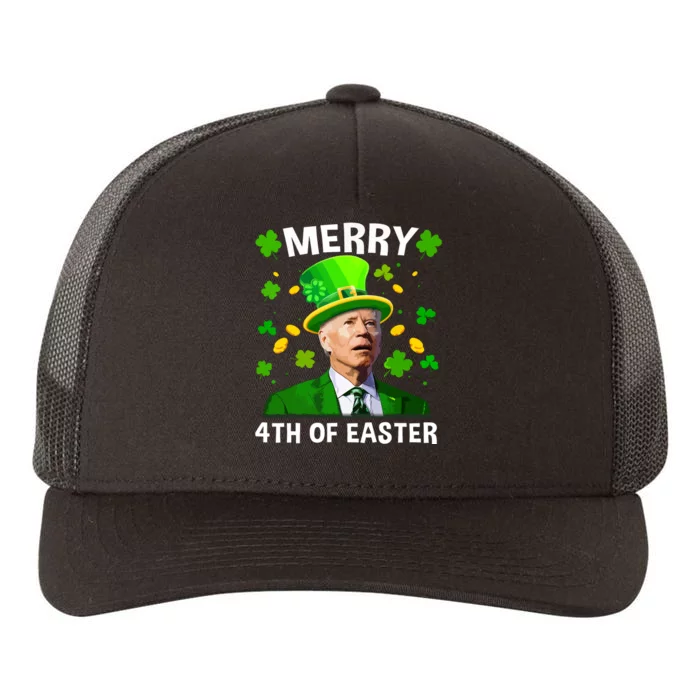 Funny Joe Biden St Patricks Day Merry 4th Of Easter Yupoong Adult 5-Panel Trucker Hat