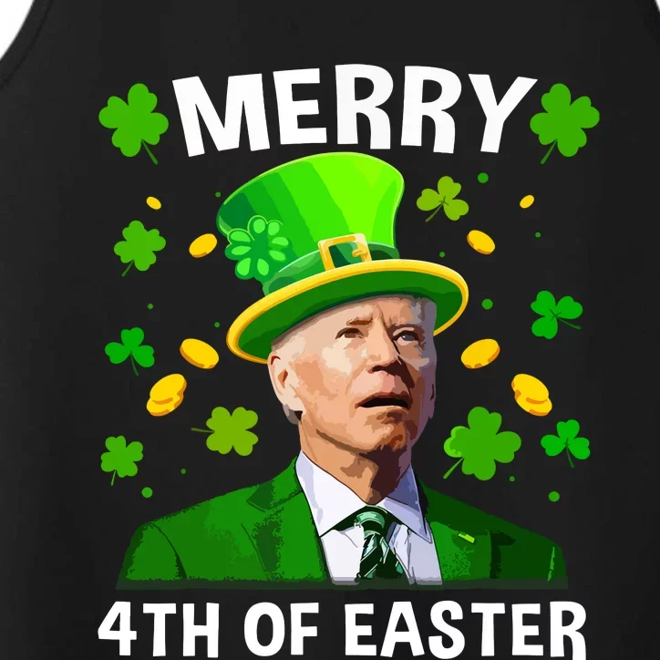 Funny Joe Biden St Patricks Day Merry 4th Of Easter Performance Tank