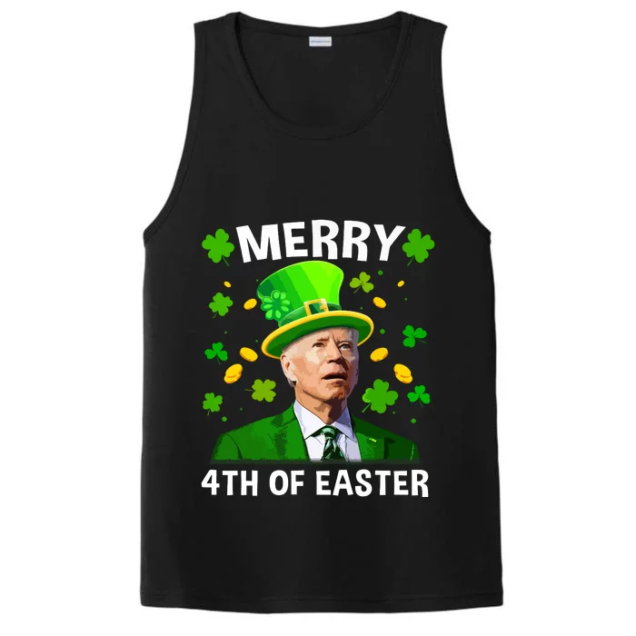 Funny Joe Biden St Patricks Day Merry 4th Of Easter Performance Tank