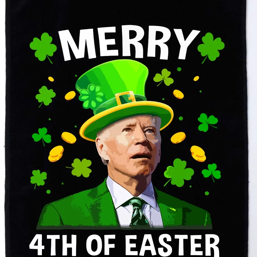 Funny Joe Biden St Patricks Day Merry 4th Of Easter Platinum Collection Golf Towel