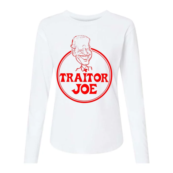 Funny Joe Biden Womens Cotton Relaxed Long Sleeve T-Shirt