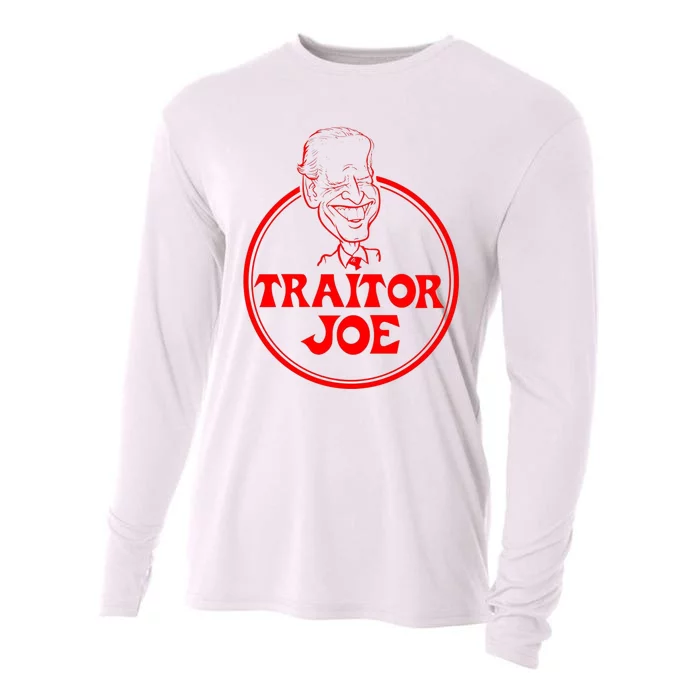 Funny Joe Biden Cooling Performance Long Sleeve Crew