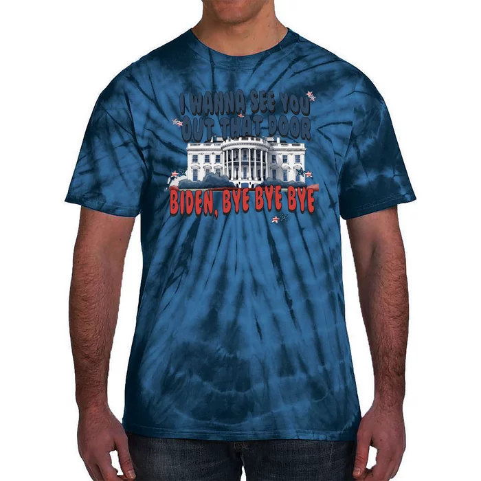 Funny Joe Biden Bye Bye Bye Tie-Dye T-Shirt