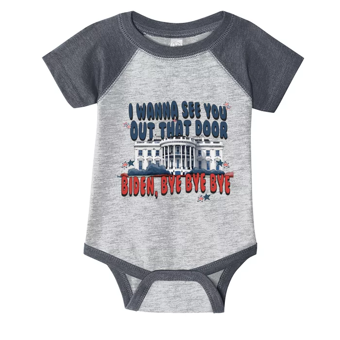 Funny Joe Biden Bye Bye Bye Infant Baby Jersey Bodysuit