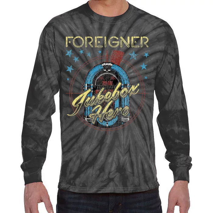 F.O.R.E.I.G.N.E.R Juke Box Hero Tie-Dye Long Sleeve Shirt