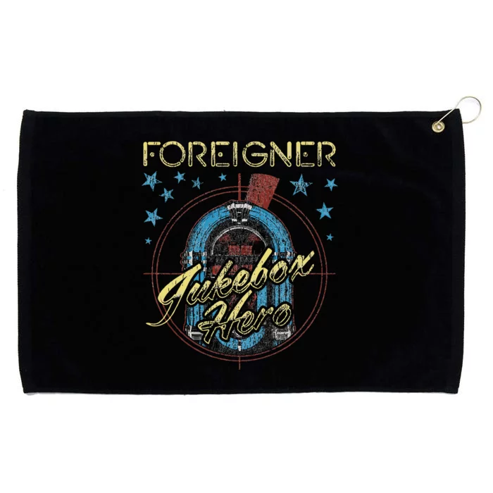 F.O.R.E.I.G.N.E.R Juke Box Hero Grommeted Golf Towel