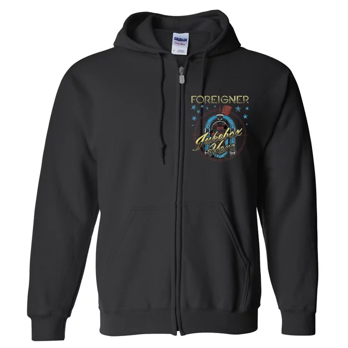 F.O.R.E.I.G.N.E.R Juke Box Hero Full Zip Hoodie