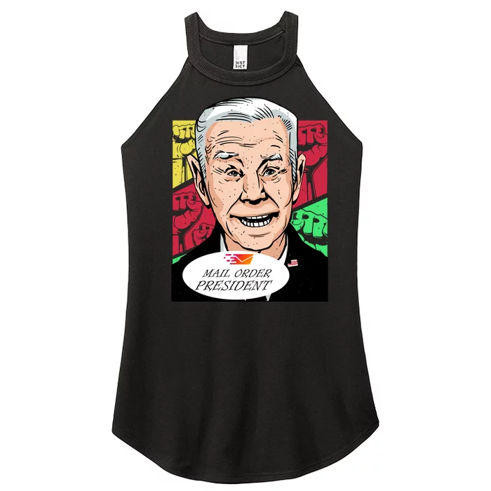 Funny Joe Biden Mail Order President Women’s Perfect Tri Rocker Tank