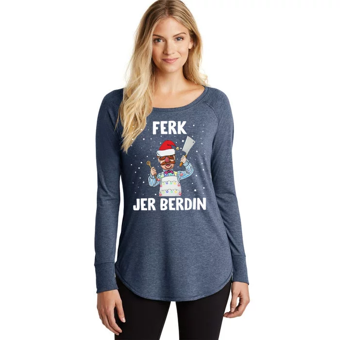 Ferk Jer Berdin Women's Perfect Tri Tunic Long Sleeve Shirt