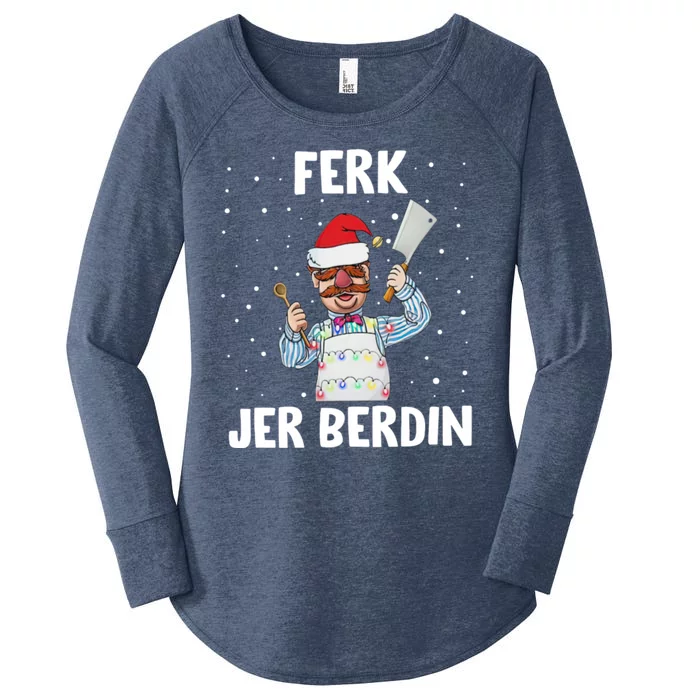 Ferk Jer Berdin Women's Perfect Tri Tunic Long Sleeve Shirt