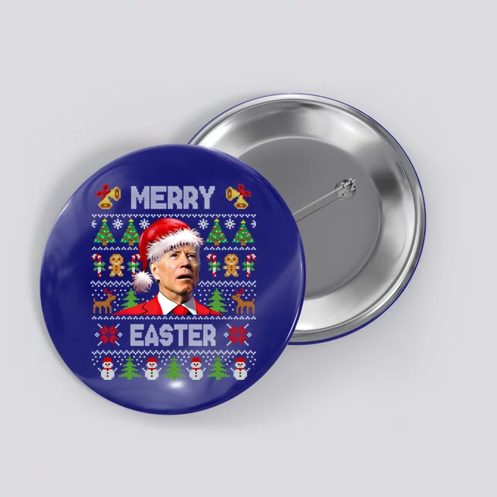 Funny Joe Biden Happy Easter Ugly Christmas Sweater Cute Gift Button