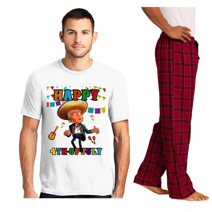 Funny Joe Biden Happy 4th Of July Surprise Cinco De Mayo Pajama Set