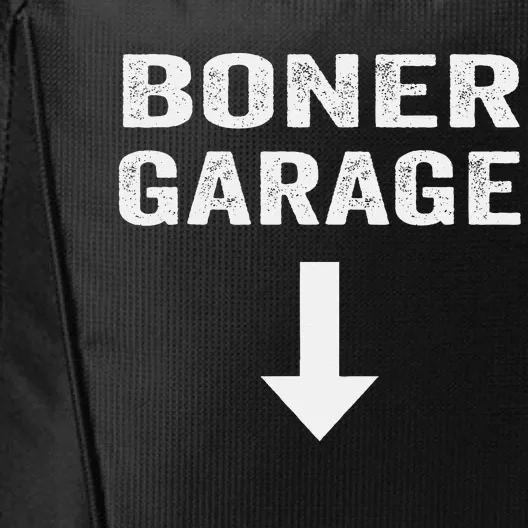 Funny Joke Boner Garage City Backpack