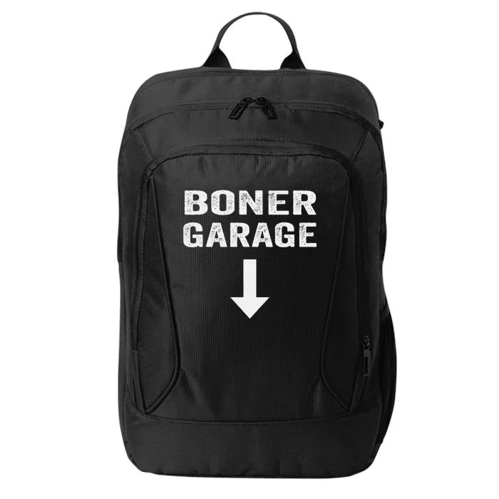 Funny Joke Boner Garage City Backpack