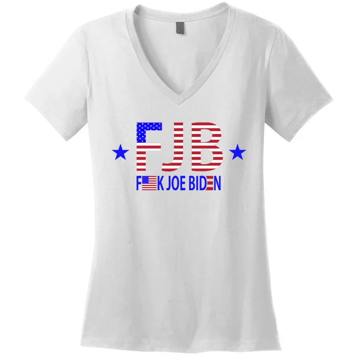 F Joe Biden FJB Women's V-Neck T-Shirt