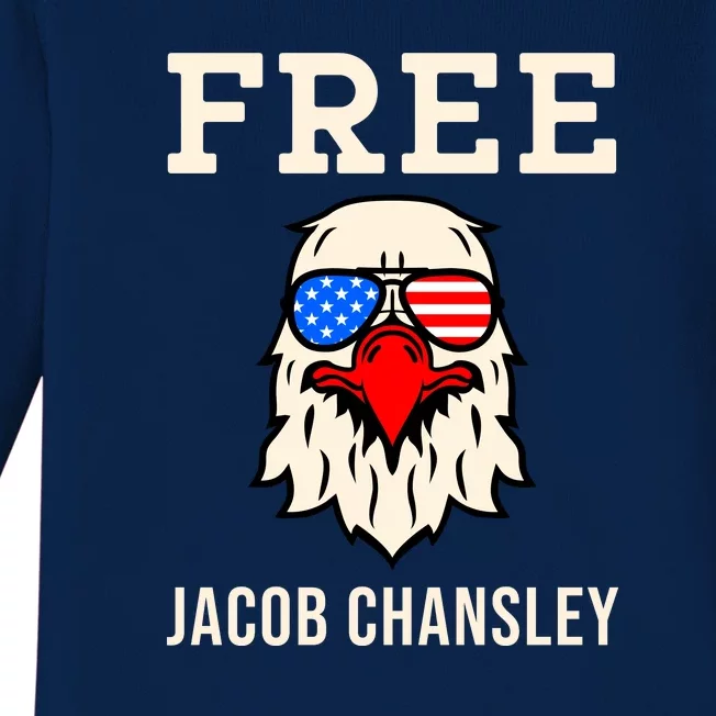 Free Jacob Chansley MAGA Conservative January 6 Baby Long Sleeve Bodysuit