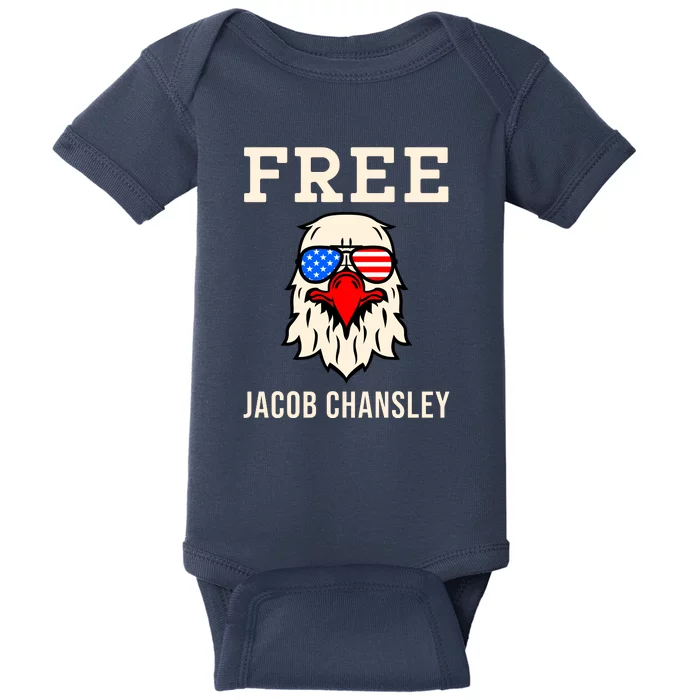 Free Jacob Chansley MAGA Conservative January 6 Baby Bodysuit