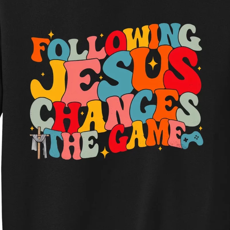 Following Jesus Changes The Game Faith Based Twists And Turns Vbs Crew Tall Sweatshirt