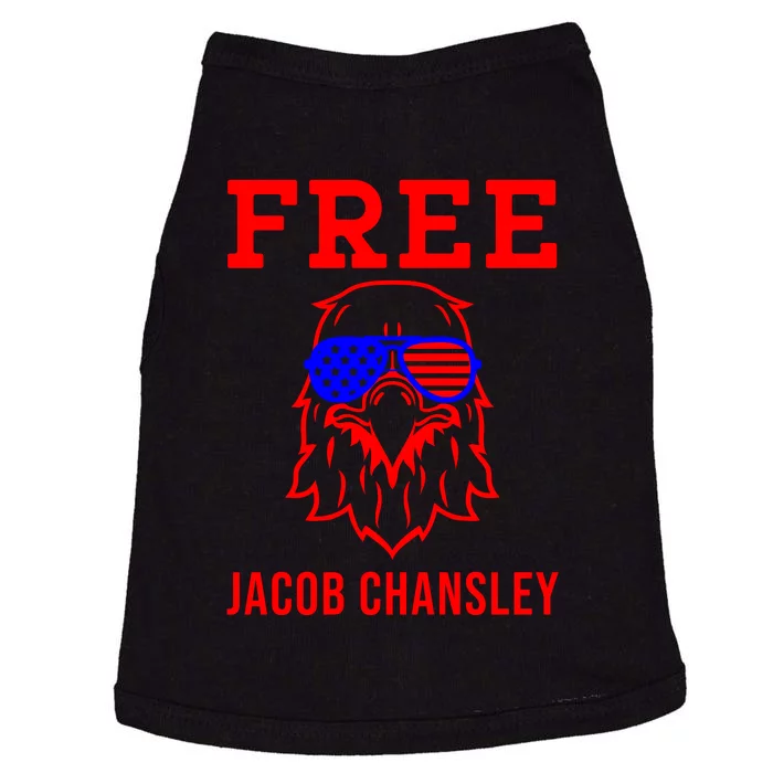 Free Jacob Chansley MAGA Conservative January 6 Doggie Tank