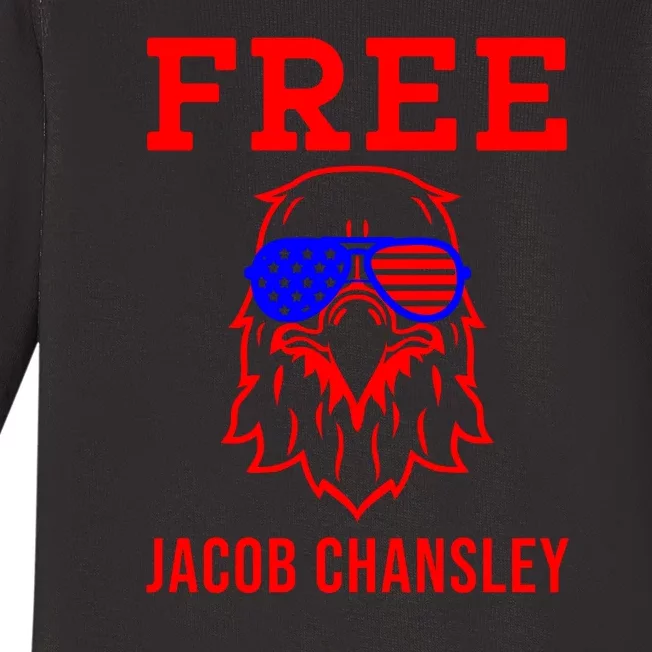 Free Jacob Chansley MAGA Conservative January 6 Baby Long Sleeve Bodysuit